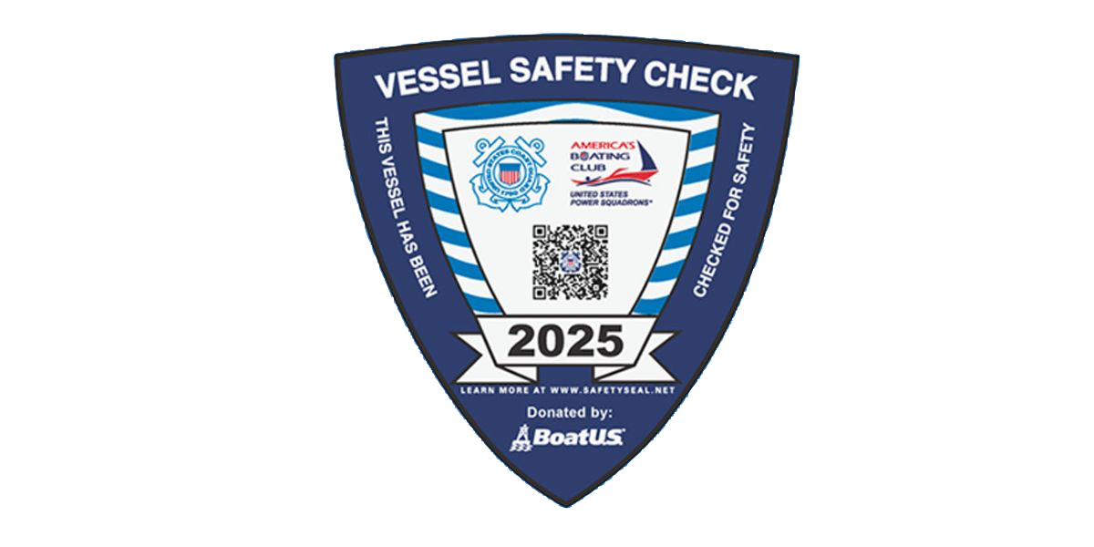 2025 Vessel Safety Check Decal — America's Boating Club / United States Power Squadrons